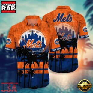 MLB New York Mets Island Vibes Hawaiian Shirt