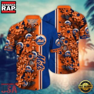 MLB New York Mets Tropical Vibes Hawaiian Shirt