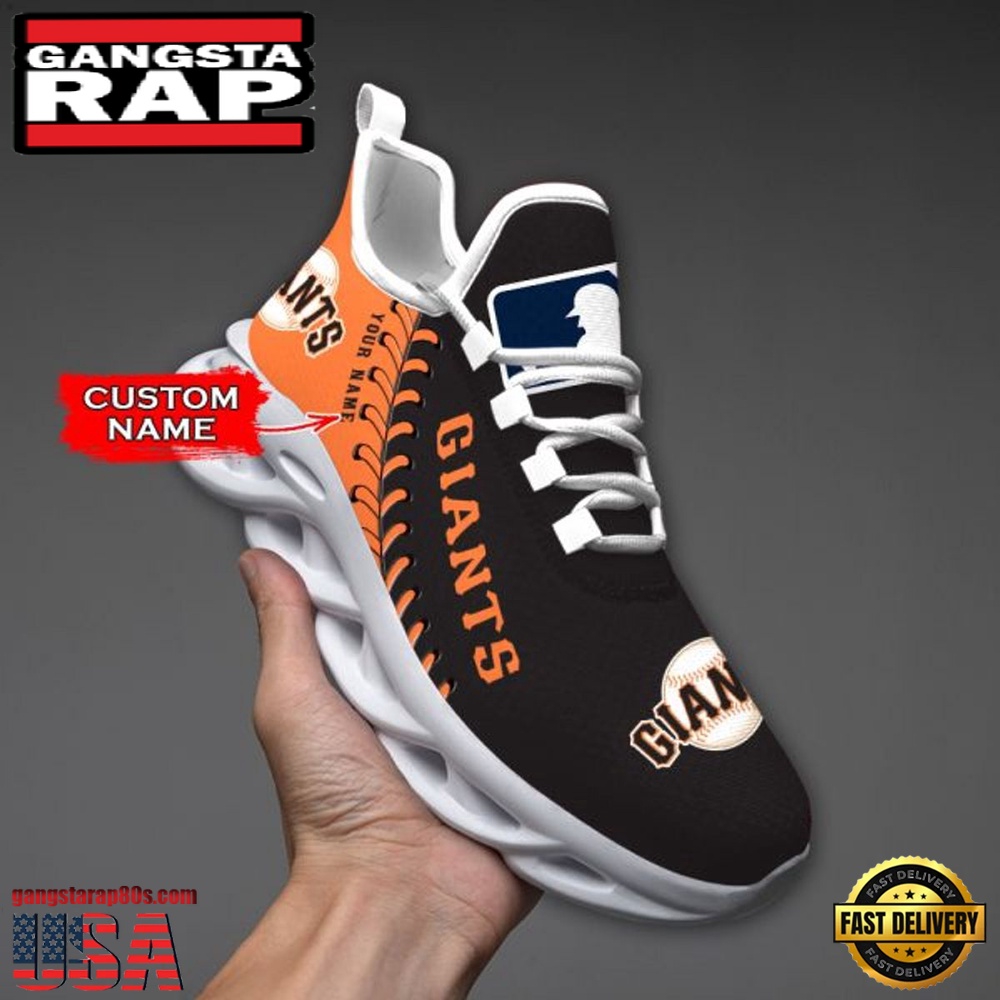 MLB San Francisco Giants Unique Design Custom Name Max Soul Shoes Running Sneakers MLB San Francisco Giants Unique Design Custom Name Max Soul Shoes Running Sneakers