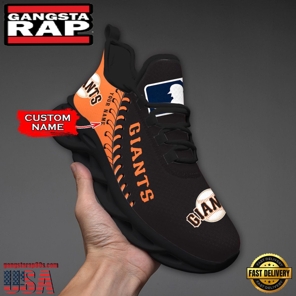 MLB San Francisco Giants Unique Design Custom Name Max Soul Shoes Running Sneakers MLB San Francisco Giants Unique Design Custom Name Max Soul Shoes Running Sneakers