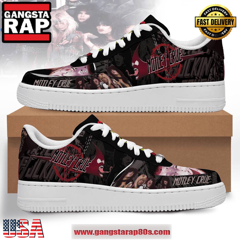 Motley Crue Limited Edition Air Force Sneakers Running Sneakers Shoes Motley Crue Limited Edition Air Force Sneakers Running Sneakers Shoes