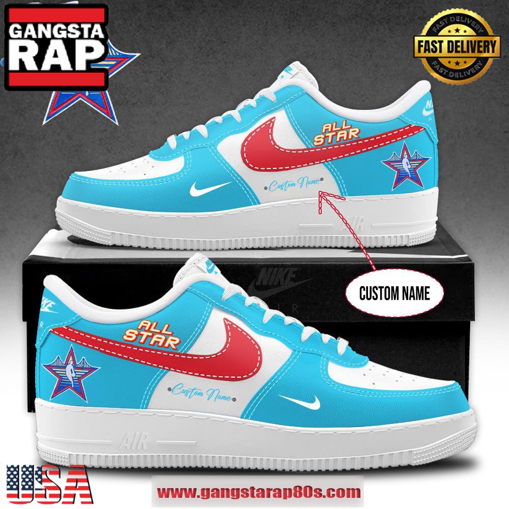 NBA 2025 All Stars Limited Edition Air Force 1 Running Sneakers Shoes NBA 2025 All Stars Limited Edition Air Force 1 Running Sneakers Shoes