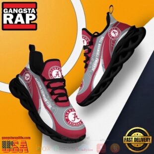 NCAA Alabama Crimson Tide Football Clunky Unique Design Max Soul Shoes Running Sneakers