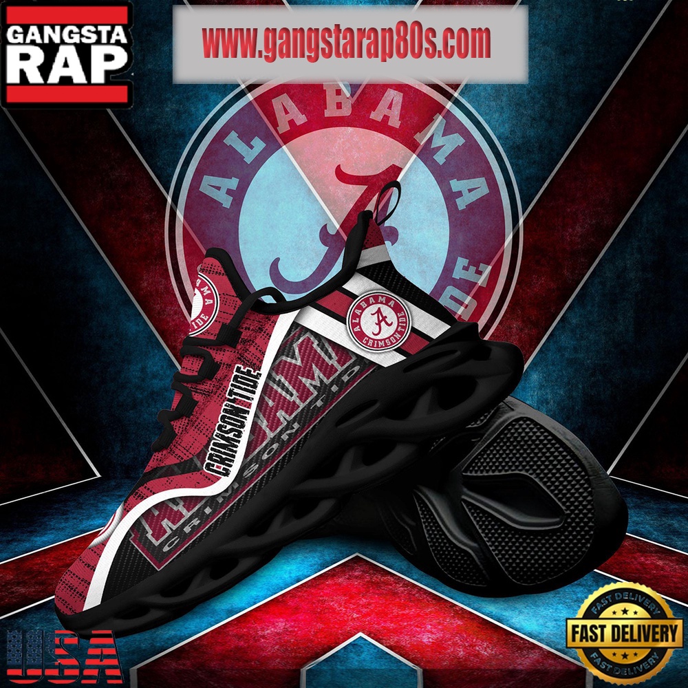 NCAA Alabama Crimson Tide New Design Max Soul Shoes Running Sneakers NCAA Alabama Crimson Tide New Design Max Soul Shoes Running Sneakers