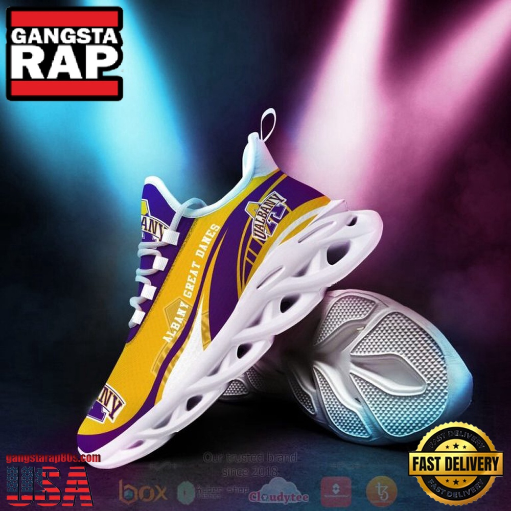 NCAA Albany Great Danes Football Clunky Unique Design Max Soul Shoes Running Sneakers NCAA Albany Great Danes Football Clunky Unique Design Max Soul Shoes Running Sneakers