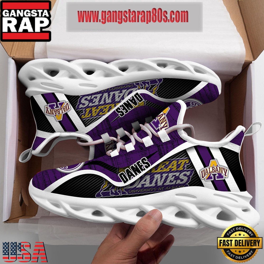 NCAA Albany Great Danes New Design Max Soul Shoes Running Sneakers NCAA Albany Great Danes New Design Max Soul Shoes Running Sneakers