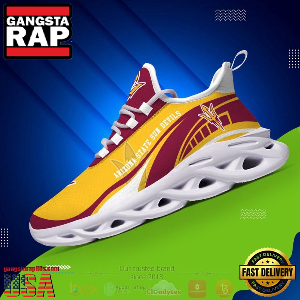 NCAA Arizona State Sun Devils Football Clunky Unique Design Max Soul Shoes Running Sneakers NCAA Arizona State Sun Devils Football Clunky Unique Design Max Soul Shoes Running Sneakers