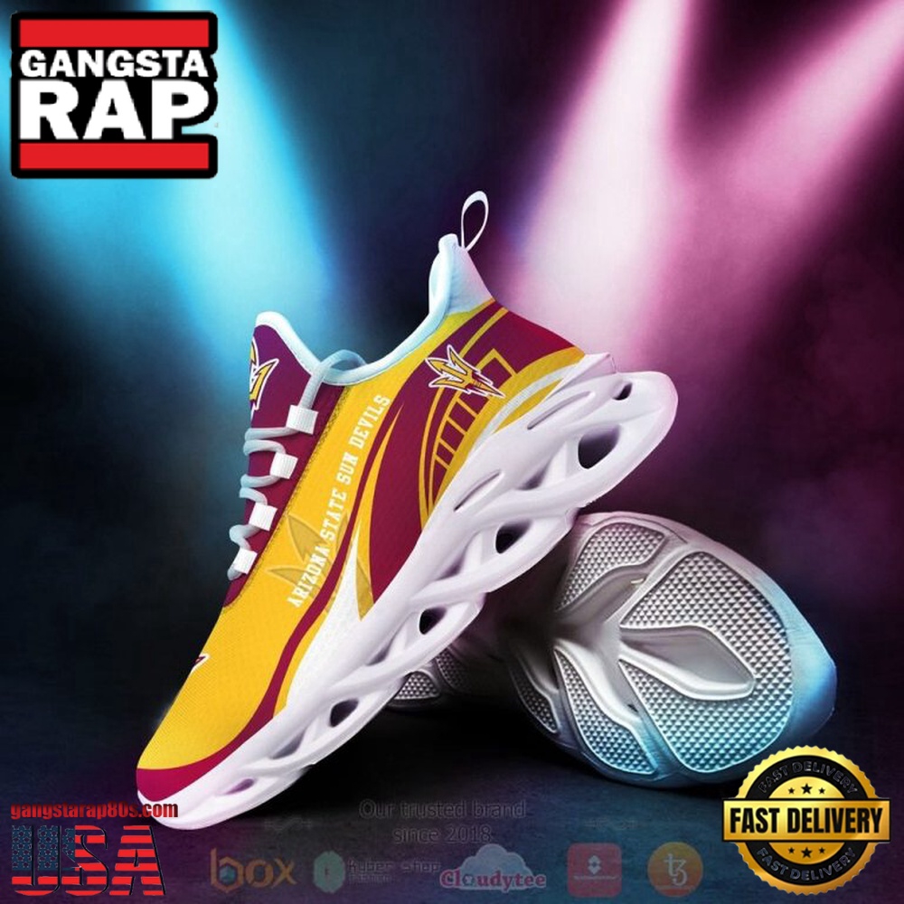 NCAA Arizona State Sun Devils Football Clunky Unique Design Max Soul Shoes Running Sneakers NCAA Arizona State Sun Devils Football Clunky Unique Design Max Soul Shoes Running Sneakers