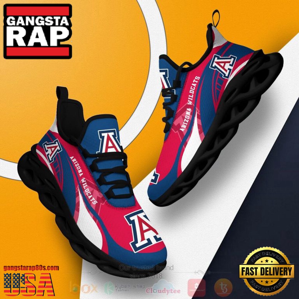 NCAA Arizona Wildcats Football Clunky Unique Design Max Soul Shoes Running Sneakers NCAA Arizona Wildcats Football Clunky Unique Design Max Soul Shoes Running Sneakers