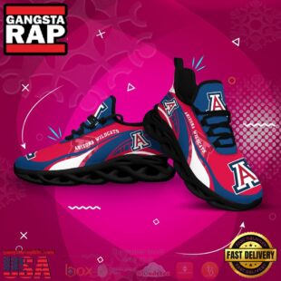 NCAA Arizona Wildcats Football Clunky Unique Design Max Soul Shoes Running Sneakers