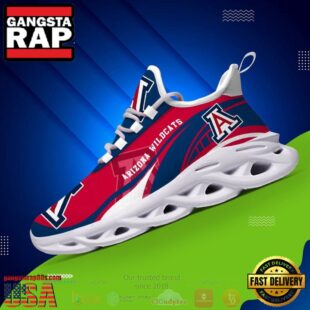 NCAA Arizona Wildcats Football Clunky Unique Design Max Soul Shoes Running Sneakers