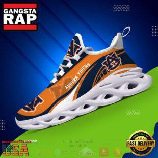 NCAA Auburn Tigers Football Clunky Unique Design Max Soul Shoes Running Sneakers