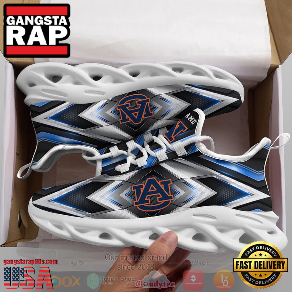 NCAA Auburn Tigers Football Team Custom Name Clunky Unique Design Max Soul Shoes Running Sneakers NCAA Auburn Tigers Football Team Custom Name Clunky Unique Design Max Soul Shoes Running Sneakers