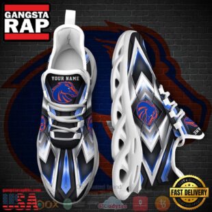 NCAA Boise State Broncos Football Team Custom Name Clunky Unique Design Max Soul Shoes Running Sneakers