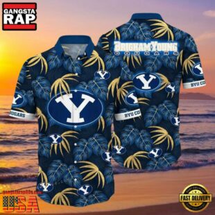 NCAA Byu Cougars Flower Hawaiian Shirt 3D Shirt, Byu Cougars Gifts For Her