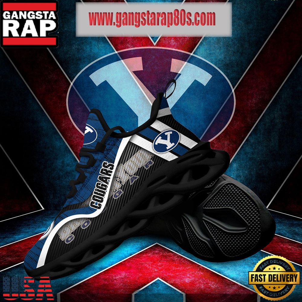 NCAA BYU Cougars New Design Max Soul Shoes Running Sneakers NCAA BYU Cougars New Design Max Soul Shoes Running Sneakers