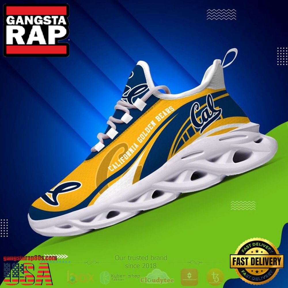 NCAA California Golden Bears Football Clunky Unique Design Max Soul Shoes Running Sneakers NCAA California Golden Bears Football Clunky Unique Design Max Soul Shoes Running Sneakers