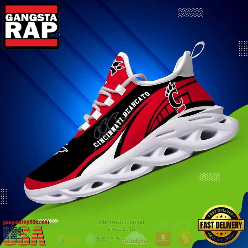 NCAA Cincinnati Bearcats Football Clunky Unique Design Max Soul Shoes Running Sneakers NCAA Cincinnati Bearcats Football Clunky Unique Design Max Soul Shoes Running Sneakers