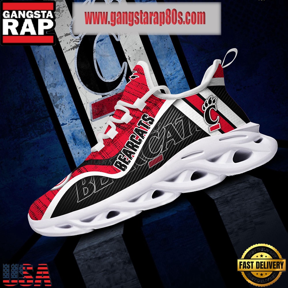 NCAA Cincinnati Bearcats New Design Max Soul Shoes Running Sneakers NCAA Cincinnati Bearcats New Design Max Soul Shoes Running Sneakers