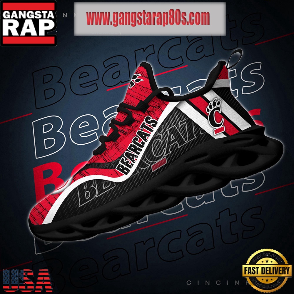 NCAA Cincinnati Bearcats New Design Max Soul Shoes Running Sneakers NCAA Cincinnati Bearcats New Design Max Soul Shoes Running Sneakers