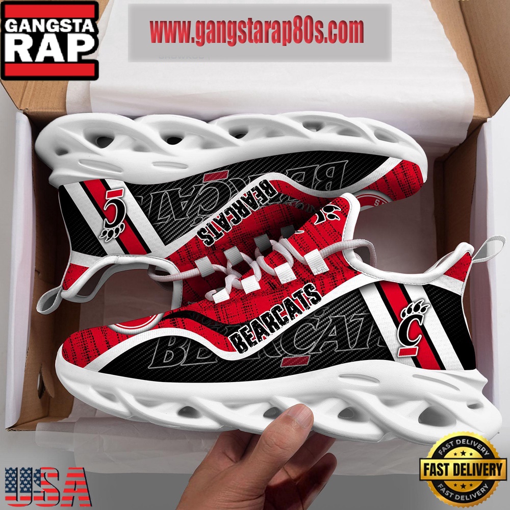 NCAA Cincinnati Bearcats New Design Max Soul Shoes Running Sneakers NCAA Cincinnati Bearcats New Design Max Soul Shoes Running Sneakers