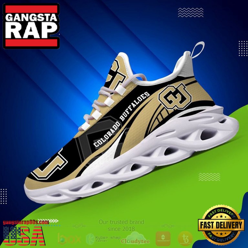 NCAA Colorado Buffaloes Football Clunky Unique Design Max Soul Shoes Running Sneakers NCAA Colorado Buffaloes Football Clunky Unique Design Max Soul Shoes Running Sneakers