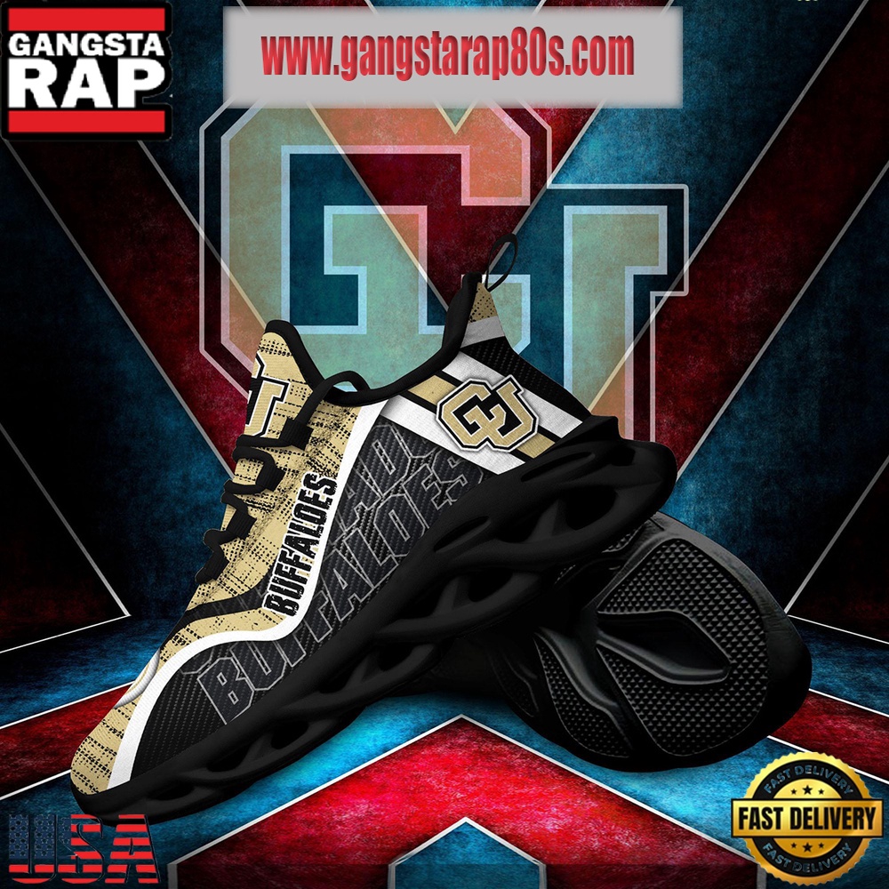 NCAA Colorado Buffaloes New Design Max Soul Shoes Running Sneakers NCAA Colorado Buffaloes New Design Max Soul Shoes Running Sneakers
