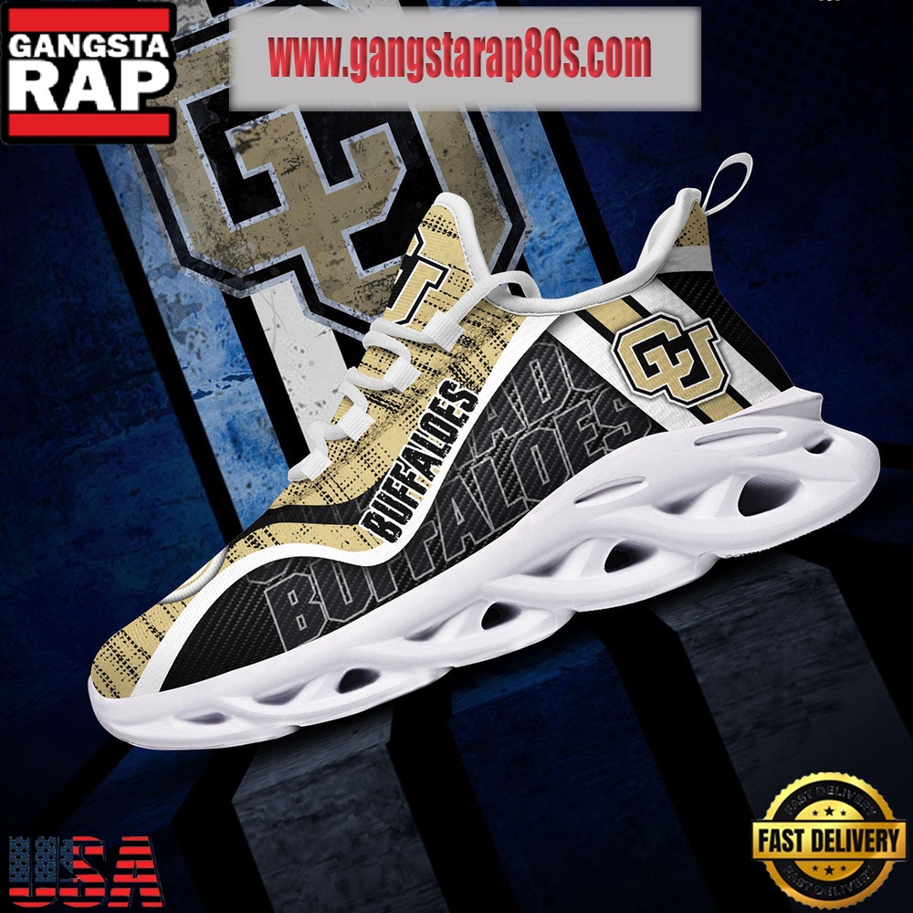 NCAA Colorado Buffaloes New Design Max Soul Shoes Running Sneakers NCAA Colorado Buffaloes New Design Max Soul Shoes Running Sneakers