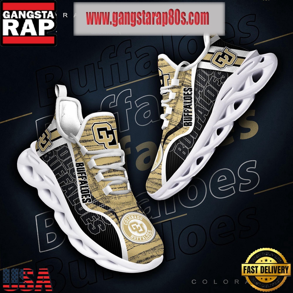 NCAA Colorado Buffaloes New Design Max Soul Shoes Running Sneakers NCAA Colorado Buffaloes New Design Max Soul Shoes Running Sneakers