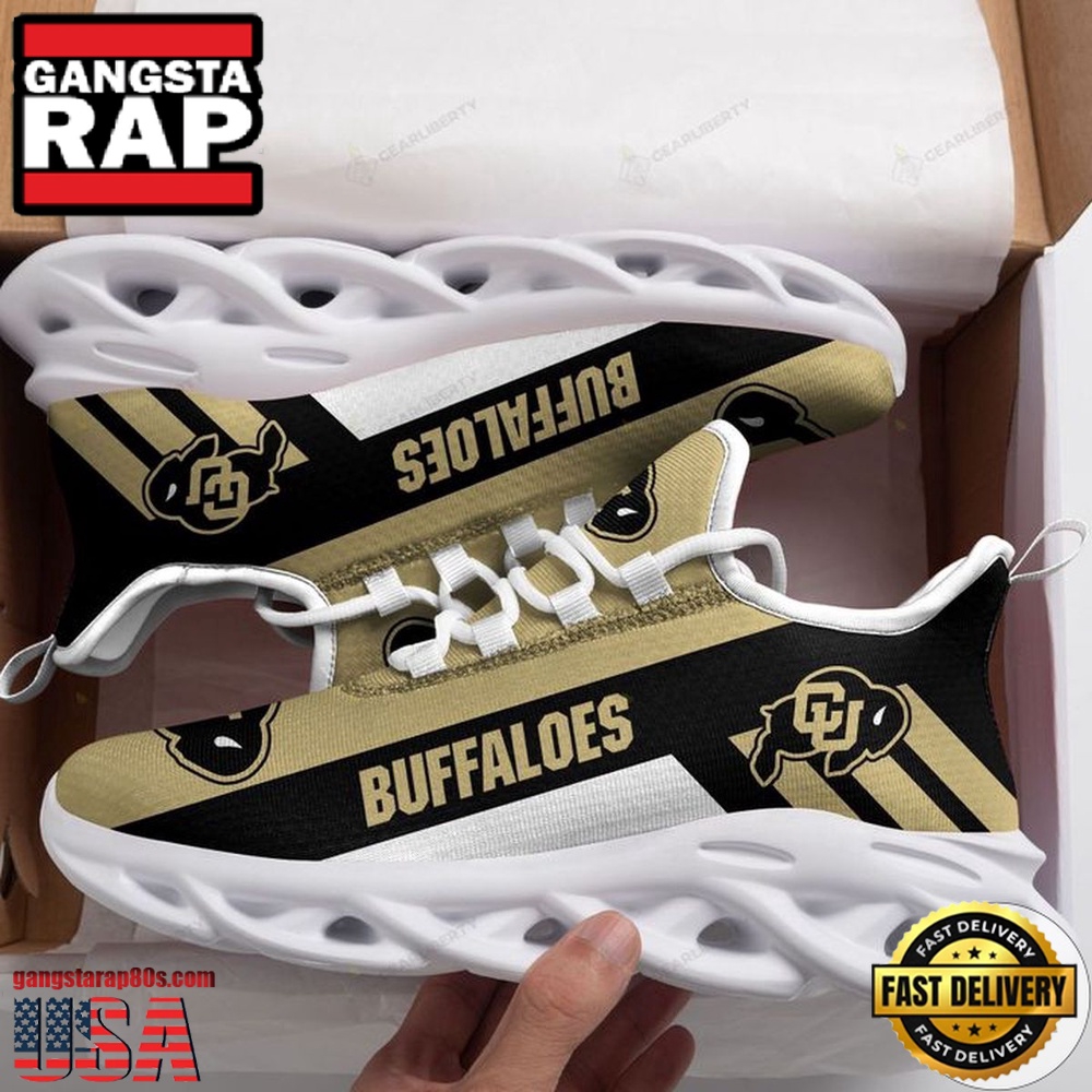 NCAA Colorado Buffaloes Unique Design Max Soul Shoes Running Sneakers NCAA Colorado Buffaloes Unique Design Max Soul Shoes Running Sneakers