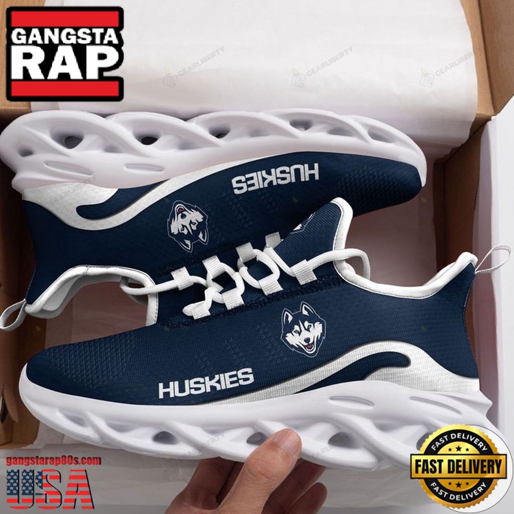 NCAA Connecticut Huskies Unique Design Max Soul Shoes Running Sneakers NCAA Connecticut Huskies Unique Design Max Soul Shoes Running Sneakers