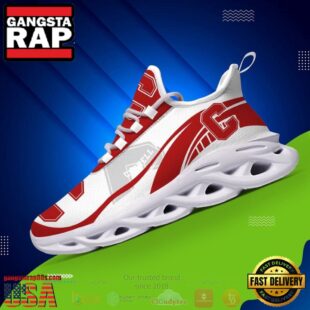 NCAA Cornell Big Red Football Clunky Unique Design Max Soul Shoes Running Sneakers