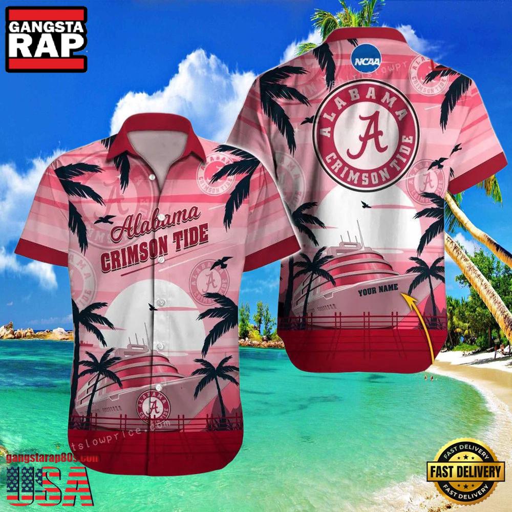 NCAA Custom Alabama Crimson Tide Style Hot Trending Summer Aloha Hawaiian Shirt NCAA Custom Alabama Crimson Tide Style Hot Trending Summer Aloha Hawaiian Shirt