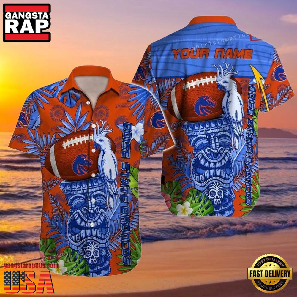 NCAA Custom Boise State Broncos Style Hot Trending Summer Aloha Hawaiian Shirt Man NCAA Custom Boise State Broncos Style Hot Trending Summer Aloha Hawaiian Shirt Man
