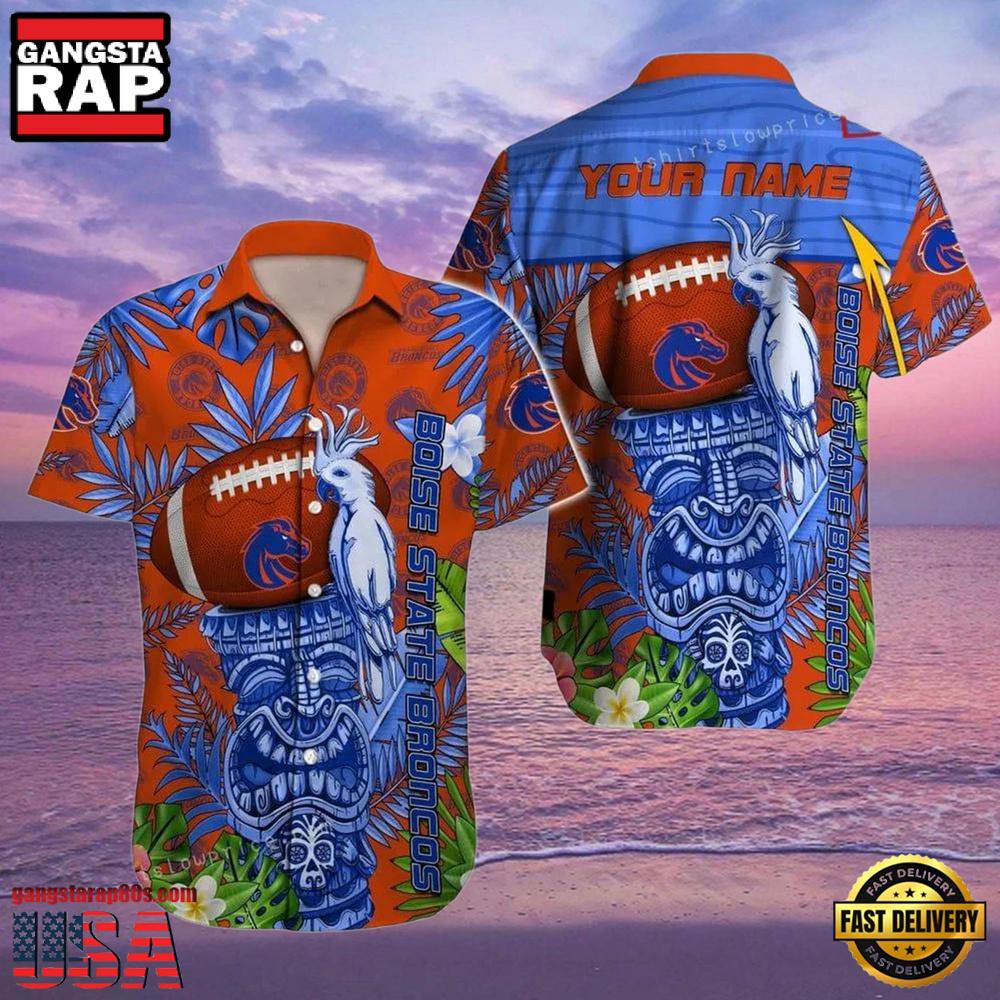 NCAA Custom Boise State Broncos Style Hot Trending Summer Aloha Hawaiian Shirt Man NCAA Custom Boise State Broncos Style Hot Trending Summer Aloha Hawaiian Shirt Man