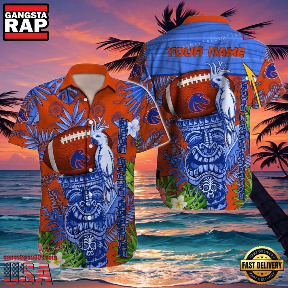 NCAA Custom Boise State Broncos Style Hot Trending Summer Aloha Hawaiian Shirt Man NCAA Custom Boise State Broncos Style Hot Trending Summer Aloha Hawaiian Shirt Man