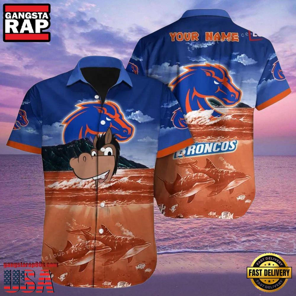 NCAA Custom Boise State Broncos Style Hot Trending Summer Aloha Hawaiian Shirt NCAA Custom Boise State Broncos Style Hot Trending Summer Aloha Hawaiian Shirt