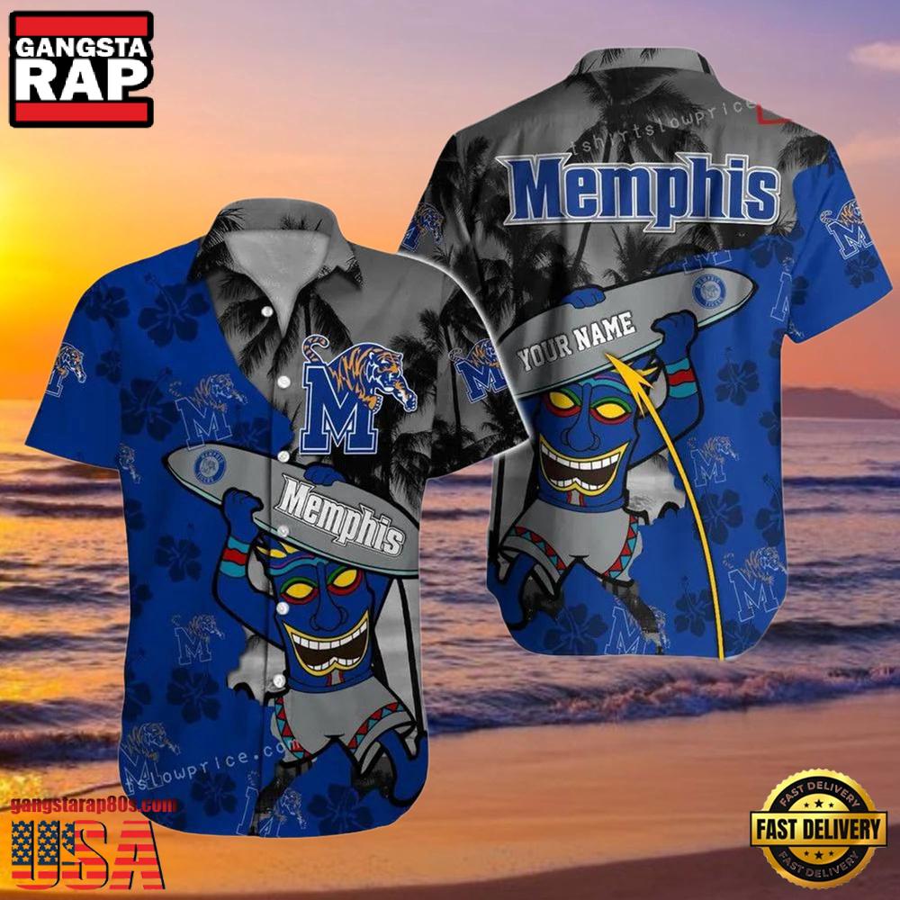 NCAA Custom Memphis Tigers Style Hot Trending Summer Aloha Hawaiian Shirt NCAA Custom Memphis Tigers Style Hot Trending Summer Aloha Hawaiian Shirt