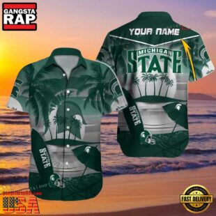 NCAA Custom Michigan State Spartans Style Hot Trending Summer Aloha Hawaiian Shirt For Men And Women.jpg