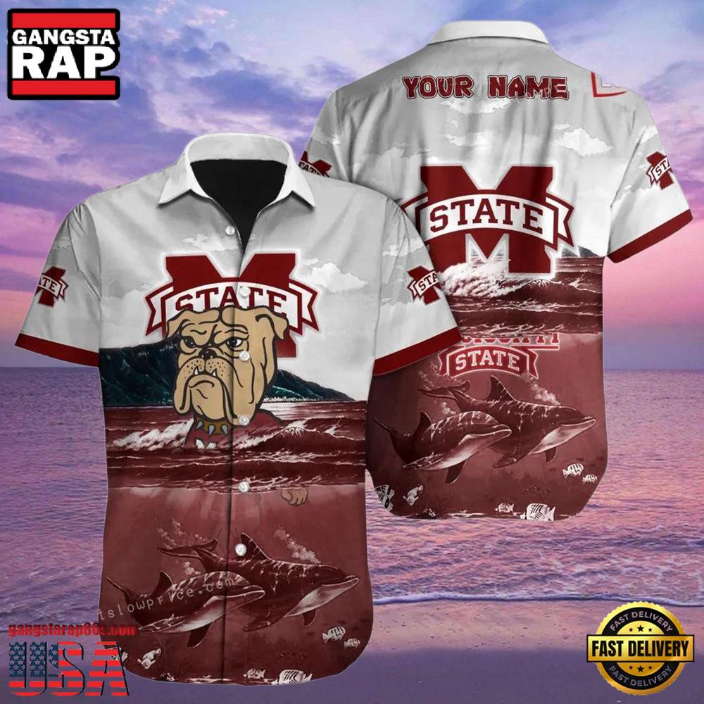 NCAA Custom Mississippi State Bulldogs Style Hot Trending Summer Aloha Hawaiian Shirt NCAA Custom Mississippi State Bulldogs Style Hot Trending Summer Aloha Hawaiian Shirt