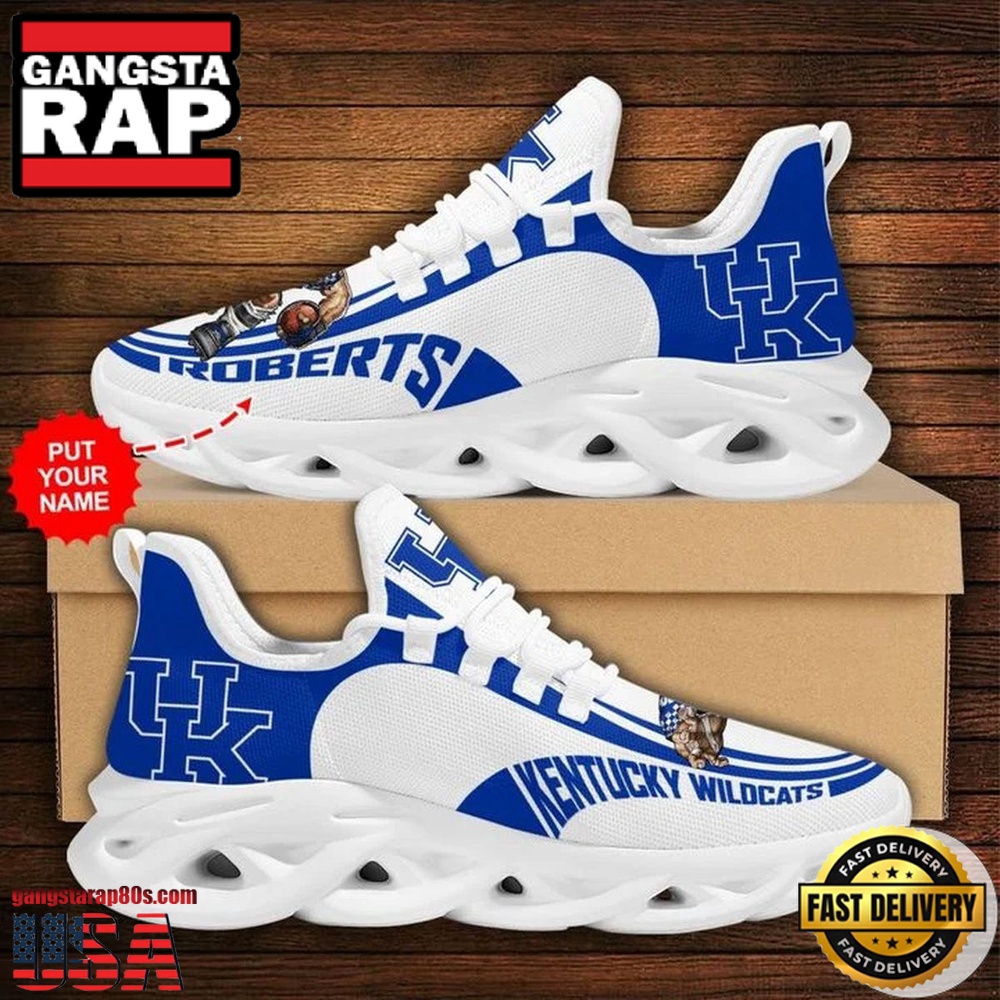 NCAA Custom Name Kentucky Wildcats Sneaker Unique Design Max Soul Shoes Running Sneakers NCAA Custom Name Kentucky Wildcats Sneaker Unique Design Max Soul Shoes Running Sneakers