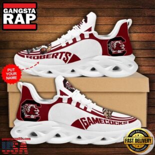 NCAA Custom Name South Carolina Gamecocks Sneaker Unique Design Max Soul Shoes Running Sneakers
