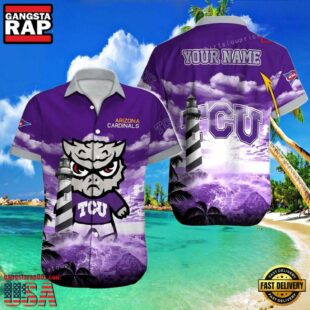 NCAA Custom Name Tcu Horned Frogs Hawaiian Shirt Cheap