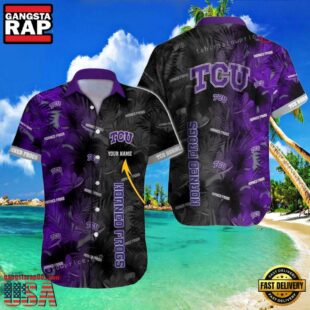 NCAA Custom Name Tcu Horned Frogs Hawaiian Shirt Outfit
