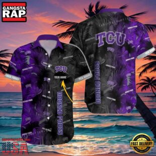 NCAA Custom Name Tcu Horned Frogs Hawaiian Shirt Outfit