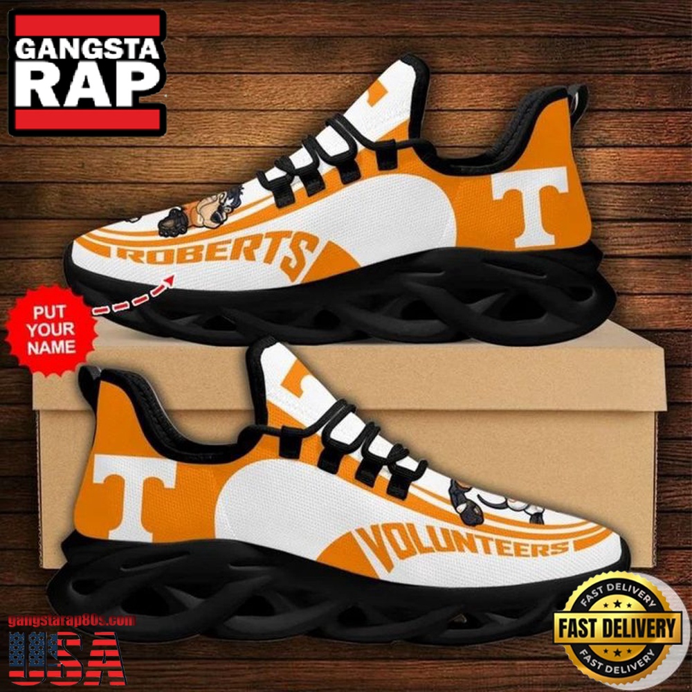 NCAA Custom Name Tennessee Volunteers Sneaker Unique Design Max Soul Shoes Running Sneakers NCAA Custom Name Tennessee Volunteers Sneaker Unique Design Max Soul Shoes Running Sneakers