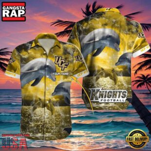 NCAA Custom Name Ucf Knights Hawaiian Shirt Man