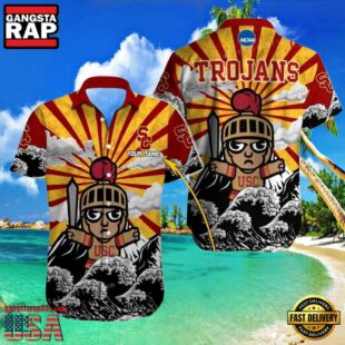 NCAA Custom Name Usc Trojans Hawaiian Shirt Hawaiian Shirt Cheap For Mens Womens