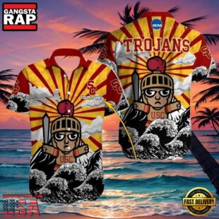 NCAA Custom Name Usc Trojans Hawaiian Shirt Hawaiian Shirt Cheap For Mens Womens