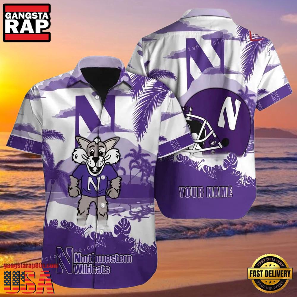 NCAA Custom Northwestern Wildcats Style Hot Trending Summer Aloha Hawaiian Shirt For Men And Women NCAA Custom Northwestern Wildcats Style Hot Trending Summer Aloha Hawaiian Shirt For Men And Women